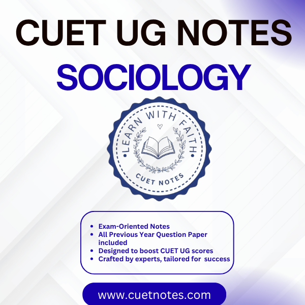 Download CUET Sociology Notes & PYQ | CUET UG Sociology Study Material